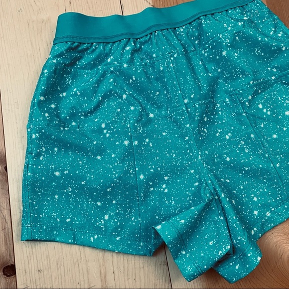 Nike Dri-Fit turquoise print tennis shorts S - Picture 6 of 13